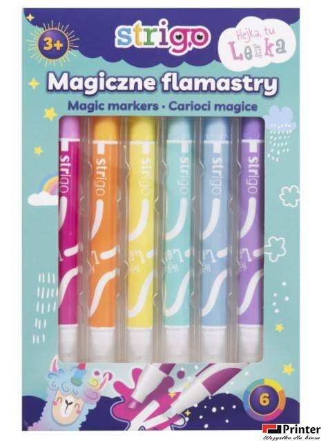 Flamastry STRIGO magiczne 6 kol. SSC143 Flamastry STRIGO magiczne 6 kol. SSC143