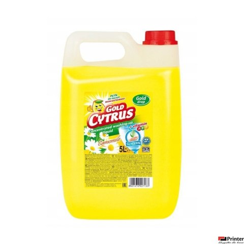 GOLD DROP PŁYN DO NACZYŃ CITRUS 5L GOLD DROP PŁYN DO NACZYŃ CITRUS 5L