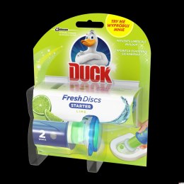 Kostka do WC DUCK FRESH DISCS LIME - żelowe krążki *39130