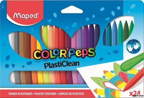 Kredki plastikowe Colorpeps 24 kolorów 862013 MAPED