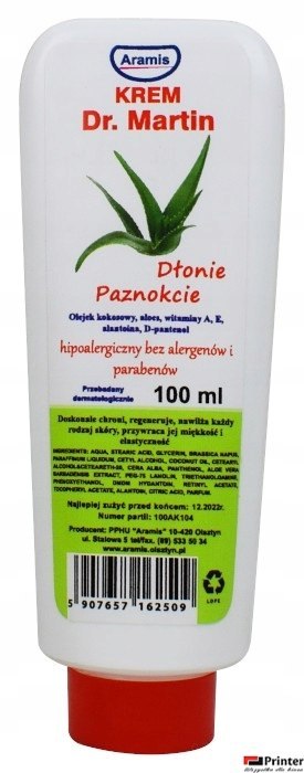 Krem do rąk ARAMIS 100ml aloesowy