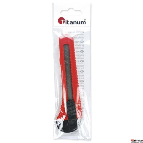 Nóż do papieru duży 18mm T09B TITANUM 369063 Nożyk Nóż do papieru duży 18mm T09B TITANUM 369063 Nożyk