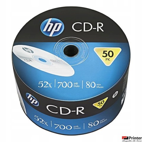 Płyta HP CD-R 700MB 52X (50szt) SZPINDEL, bulk CRE00070