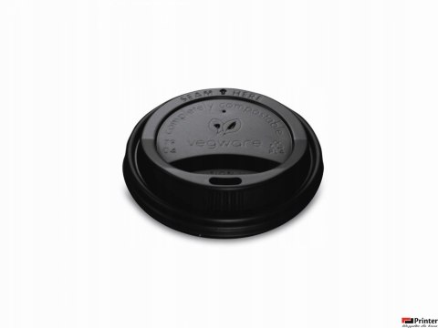 Pokrywka CPLA do kubka papierowego 250ml czarna, op. 100 szt., biodegradowalna Pap Star Pokrywka CPLA do kubka papierowego 250ml czarna, op. 100 szt., biodegradowalna Pap Star