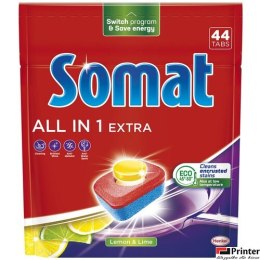 SOMAT Tabletki do zmywarki 44 szt. All in one Extra Lemon 09251