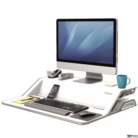 Stanowisko do pracy Sit-Stand Lotus - białe 9901 FELLOWES Stanowisko do pracy Sit-Stand Lotus - białe 9901 FELLOWES
