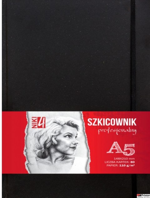 Szkicownik A5 profesjonalny 80 kartek 110g. BLO-SZA511-00104 Szkicownik A5 profesjonalny 80 kartek 110g. BLO-SZA511-00104