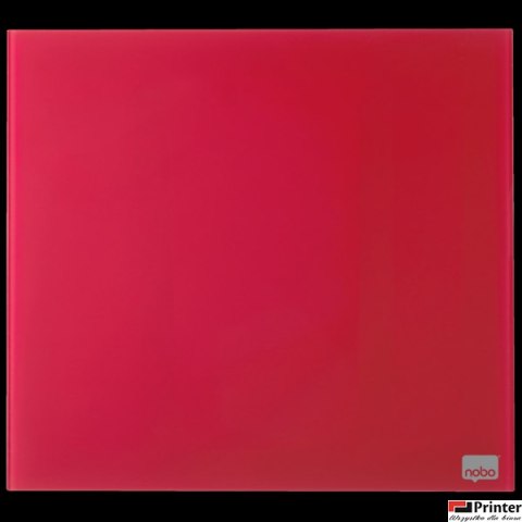 Tablica szklana NOBO Diamond Glass czerwona 450x450 1903955 Tablica szklana NOBO Diamond Glass czerwona 450x450 1903955