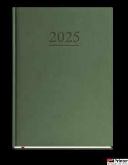 Terminarz Klasyczny B5 2025 - ciemno zielony Michalczyk i Prokop T-221V-Z2 kalendarz 1 strona 1 tydzień + strona na notatki