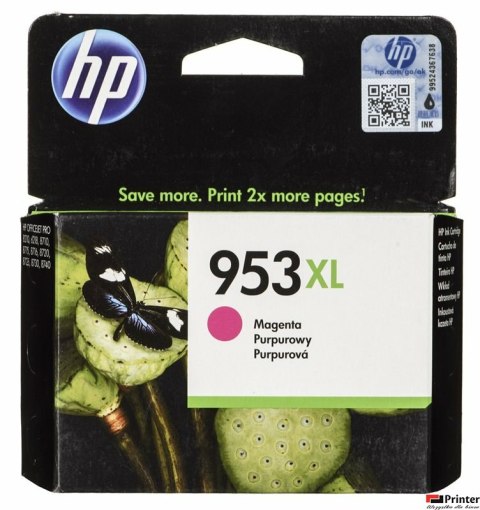 Tusz HP 953XL (F6U17AE) purpurowy 1600str 8210/8710/8715/8720 Tusz HP 953XL (F6U17AE) purpurowy 1600str 8210/8710/8715/8720