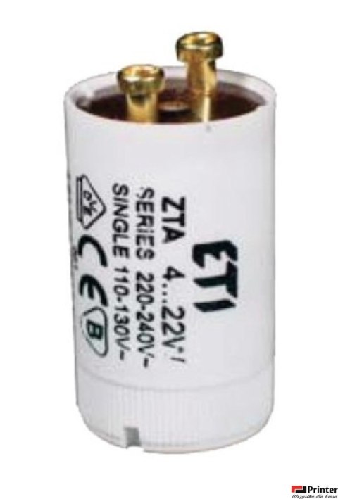 Zapłonnik do świetlówki starter S2 BS-1 4-22W 7180 KANLUX Zapłonnik do świetlówki starter S2 BS-1 4-22W 7180 KANLUX