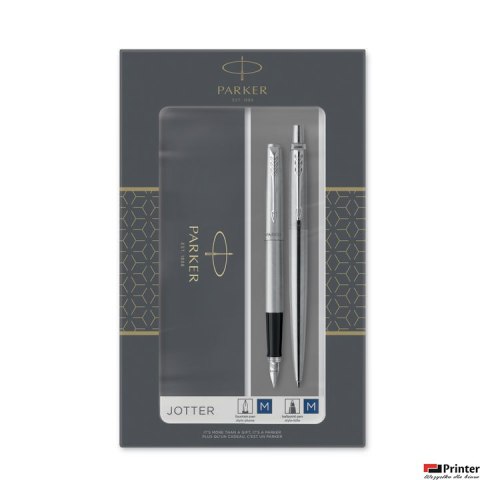 Zestaw JOTTER STAINLESS STEEL CT (Długopis + Pióro wieczne) PARKER 2093258 Zestaw JOTTER STAINLESS STEEL CT (Długopis + Pióro wieczne) PARKER 2093258