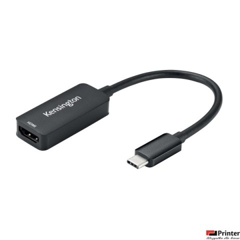 Adapter Kensington CV4200H, z portu USB-C na 4K/8K HDMI 2.1, czarny K34052WW Adapter Kensington CV4200H, z portu USB-C na 4K/8K HDMI 2.1, czarny K34052WW