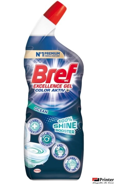 BREF Płyn żel do WC Excellence 700ml Ocean *310832