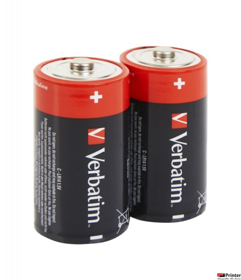 Baterie VERBATIM ALKALICZNE LR14/C, 1,5V BLISTER 2szt. 49922 Baterie VERBATIM ALKALICZNE LR14/C, 1,5V BLISTER 2szt. 49922