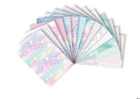 Blok z motywami PASTEL, 80g/m2, A4, 15 ark, 26 motywów, Happy Color HA 3808 2030-P Blok z motywami PASTEL, 80g/m2, A4, 15 ark, 26 motywów, Happy Color HA 3808 2030-P