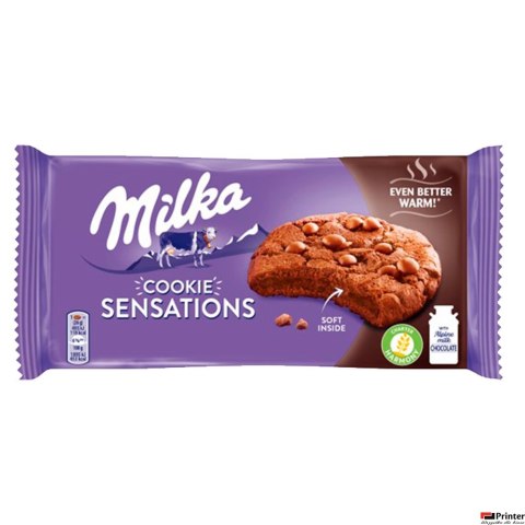 CIASTKA MILKA SENSATION SOFT INSIDE CHOCO 156g kakaowe (ciemne)