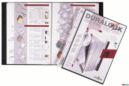 DURALOOK_ PLUS, album ofertowy 20 kieszonek PP czarny, DURABLE 243201