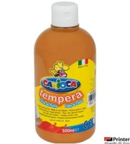 Farba tempera 500 ml, brązowa jasna CARIOCA 170-2356
