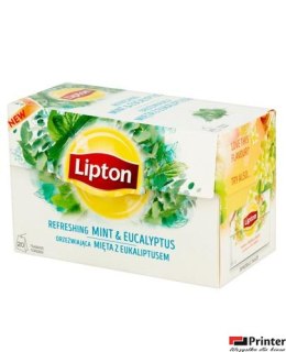 Herbata LIPTON MIĘTA Z EUKALIPTUSEM 20 saszetek