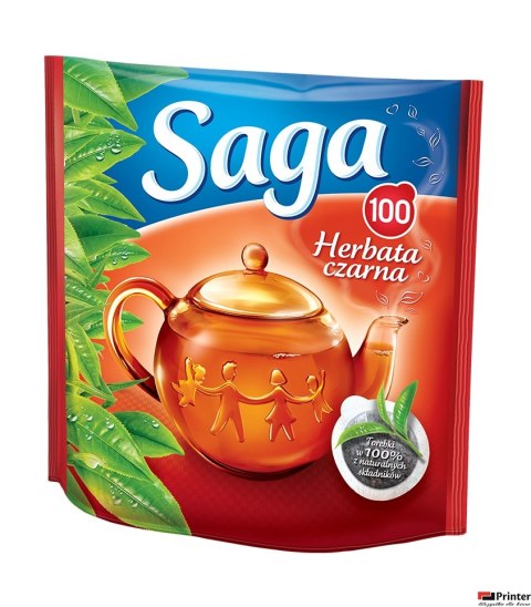 Herbata SAGA ekspresowa 100 torebek Herbata SAGA ekspresowa 100 torebek
