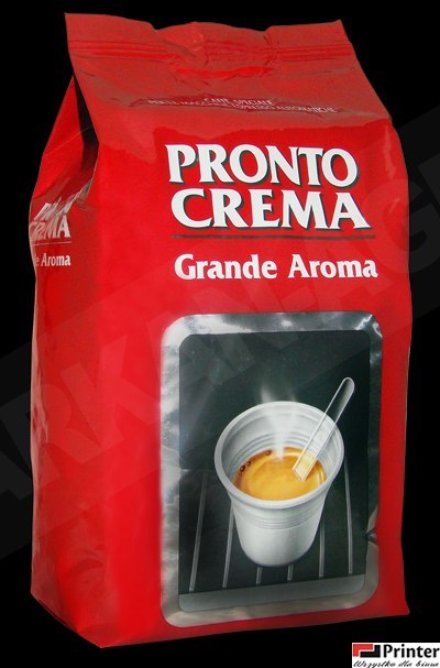 Kawa LAVAZZA PRONTOCREMA GRANDE AROMA 1kg ziarnista Kawa LAVAZZA PRONTOCREMA GRANDE AROMA 1kg ziarnista