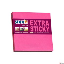 Notes samop. EXTRA STICKY 76x76 różowy neon 90 kart. 21671 MAPED