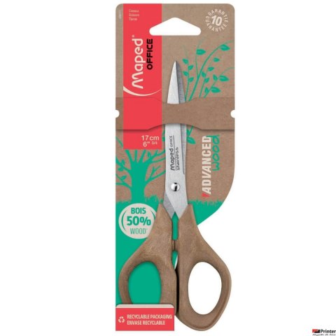 Nożyczki Advanced Wood 17 cm 496111 Maped Nożyczki Advanced Wood 17 cm 496111 Maped