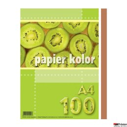 Papier xero A4 ciemnobrązowy (100 arkuszy) KRESKA