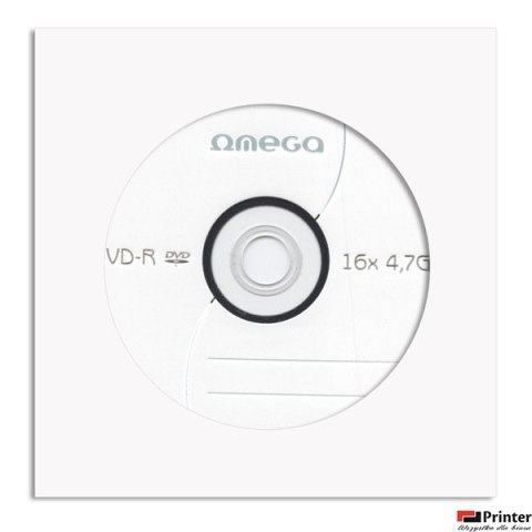 Płyta OMEGA DVD+R 4,7GB 16X KOPERTA (1) OMD16K1+ Płyta OMEGA DVD+R 4,7GB 16X KOPERTA (1) OMD16K1+