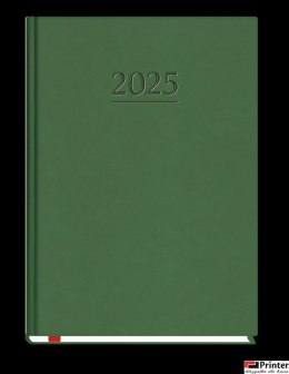 Terminarz Popularny A5 2025 - zielony Michalczyk i Prokop T-209V-Z2 kalendarz 1 tydzień na 2 stronach