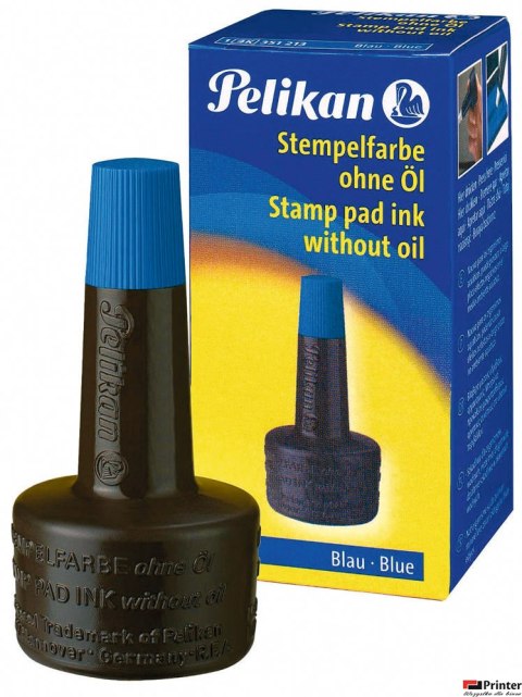 Tusz do stempli 28ml niebieski 400142581 PELIKAN Tusz do stempli 28ml niebieski 400142581 PELIKAN