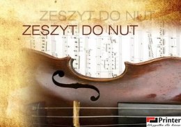 Zeszyt do nut A5 16k KRESKA