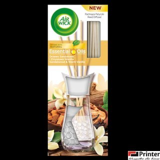 AIR WICK Odświeżacz pachnące patyczki 30ml DRZEWO SANDAŁOWE i ZMYSŁOWA WANILIA 10165 AIR WICK Odświeżacz pachnące patyczki 30ml DRZEWO SANDAŁOWE i ZMYSŁOWA WANILIA 10165