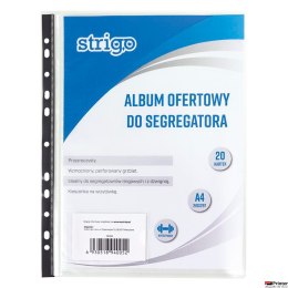 Album ofertowy PP A4 20 koszulek z perforacją SF024 STRIGO