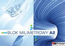 Blok milimetrowy A2 20k KRESKA