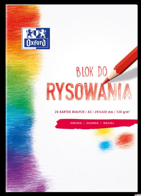 Blok rysowania OXFORD A3 20k 120G biały 400093197