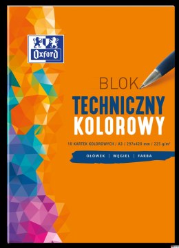 Blok techniczny OXFORD A3 10k 225G kolor 400093234