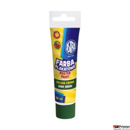 Farba plakatowa Astra tuba 30 ml - ciemna zieleń, 83110906