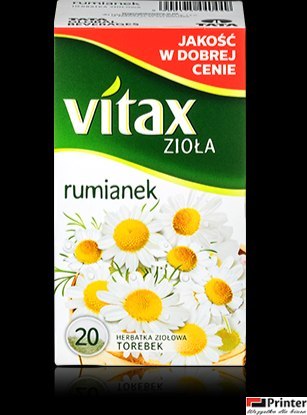 Herbata VITAX RUMIANEK 20t *1,5g ziołowa bez zawieszki Herbata VITAX RUMIANEK 20t *1,5g ziołowa bez zawieszki