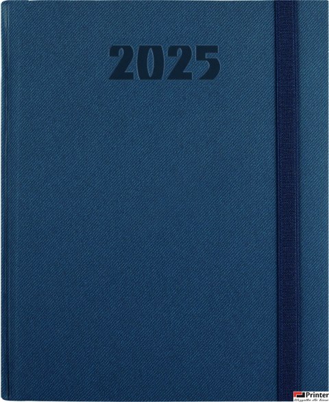 Kalendarz B-6 PLUS książkowy (U4), 05 - granat teksas / gumka 2025 TELEGRAPH Kalendarz B-6 PLUS książkowy (U4), 05 - granat teksas / gumka 2025 TELEGRAPH