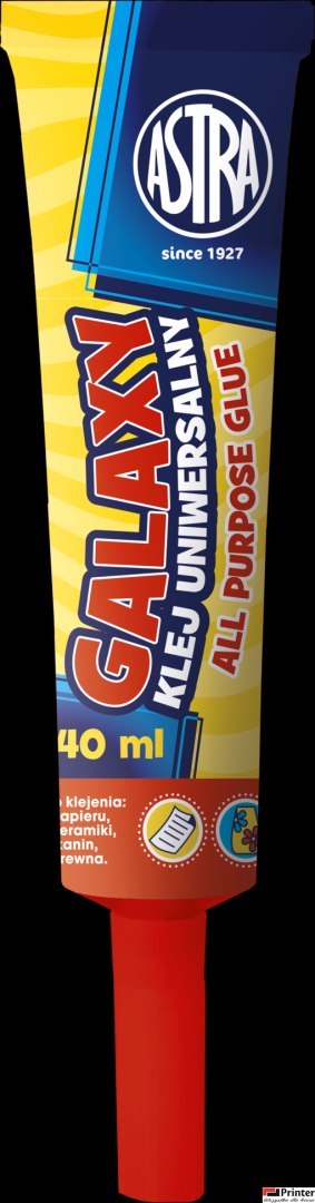 Klej uniwersalny Astra Galaxy tuba 40 ml, 401111001 Klej uniwersalny Astra Galaxy tuba 40 ml, 401111001