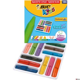 Kredki świecowe BIC Kids Plastidecor Triangle Zestaw 144szt, 8878331