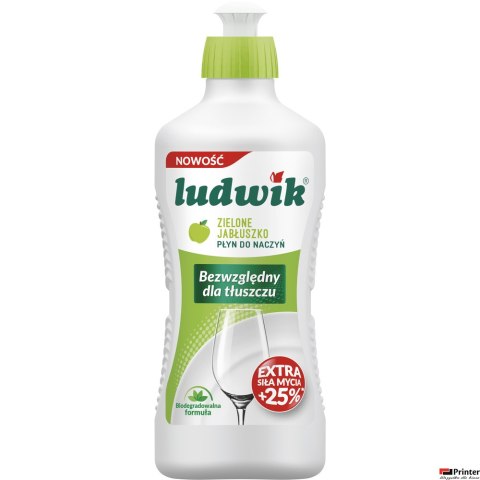 LUDWIK Płyn do mycia naczyń 450g zielone jabłuszko 28119 LUDWIK Płyn do mycia naczyń 450g zielone jabłuszko 28119