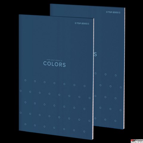 Notatnik TOPCOLORS KLE A6 100K 70G kratka niebieski 400169238 Top 2000 Notatnik TOPCOLORS KLE A6 100K 70G kratka niebieski 400169238 Top 2000