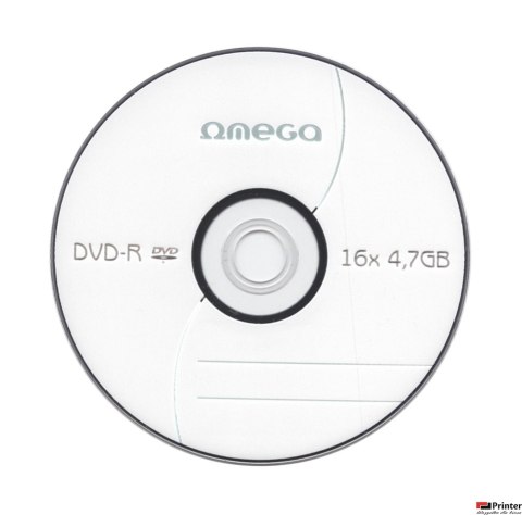 Płyta OMEGA DVD+R 4,7GB 16X CAKE (10) OMD1610+ Płyta OMEGA DVD+R 4,7GB 16X CAKE (10) OMD1610+