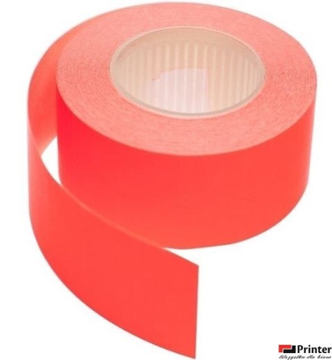 Taśma do metkownicy 1rzędowa 22x12mm prosta czerwona Taśma do metkownicy 1rzędowa 22x12mm prosta czerwona