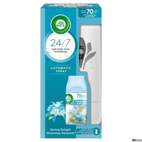 AIR WICK odświeżacz automat.doz.+wkład 250ml Wiosenna świeżość *70293 AIR WICK odświeżacz automat.doz.+wkład 250ml Wiosenna świeżość *70293