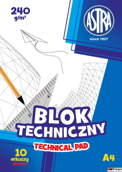 Blok techniczny ASTRAPAP A4 240g, 106119006 Blok techniczny ASTRAPAP A4 240g, 106119006
