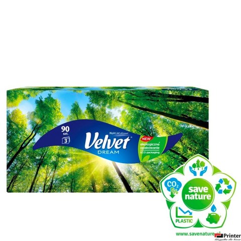 Chusteczki VELVET Dream (90sztuk) VELVET 61250223 Chusteczki VELVET Dream (90sztuk) VELVET 61250223